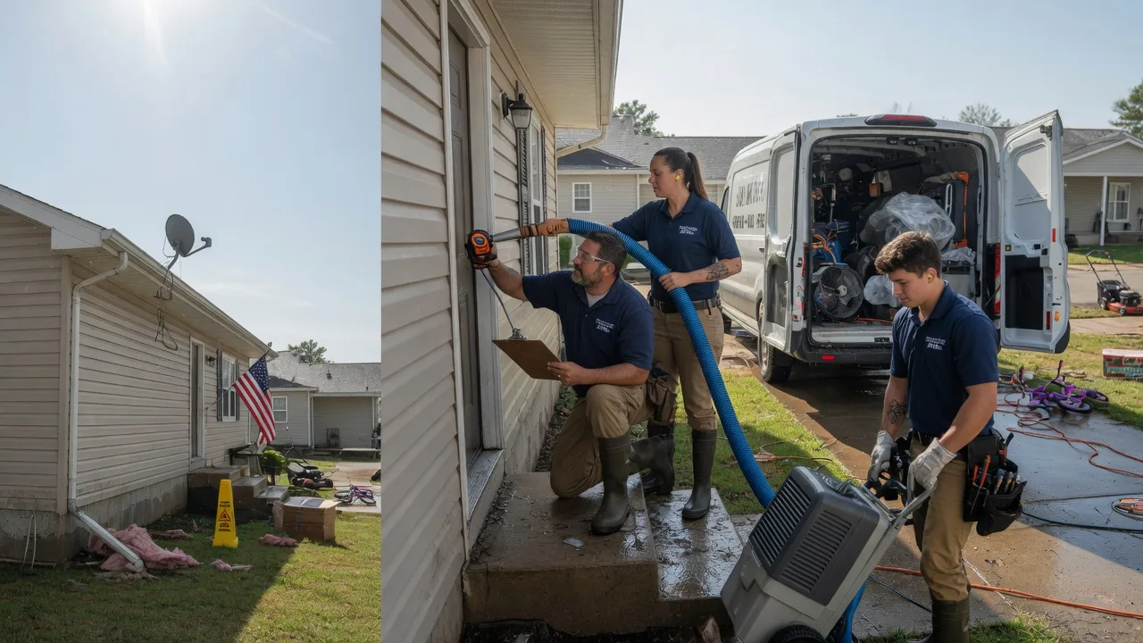 Ceiling Water Damage Restoration in Galesville, WI near me